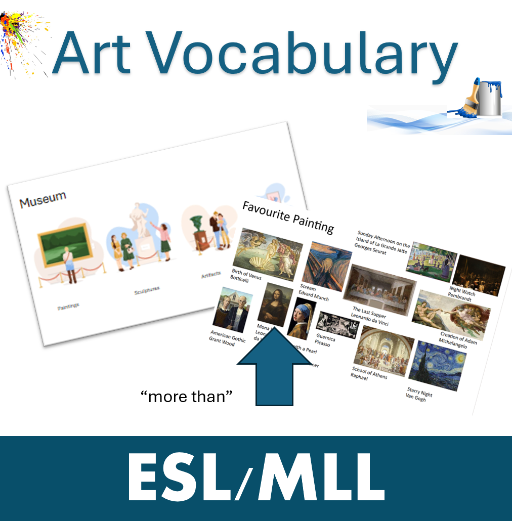 Art vocabulary and famous paintings