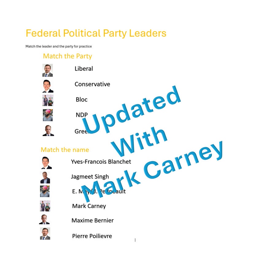 Updated with Carney for parties
